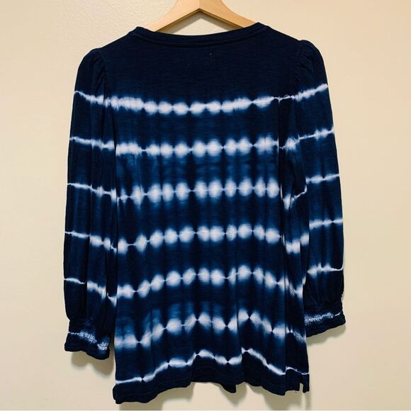 Crown and Ivy Women's Cotton Modal Soft Navy Tie-Dye Top size medium - Picture 6 of 6
